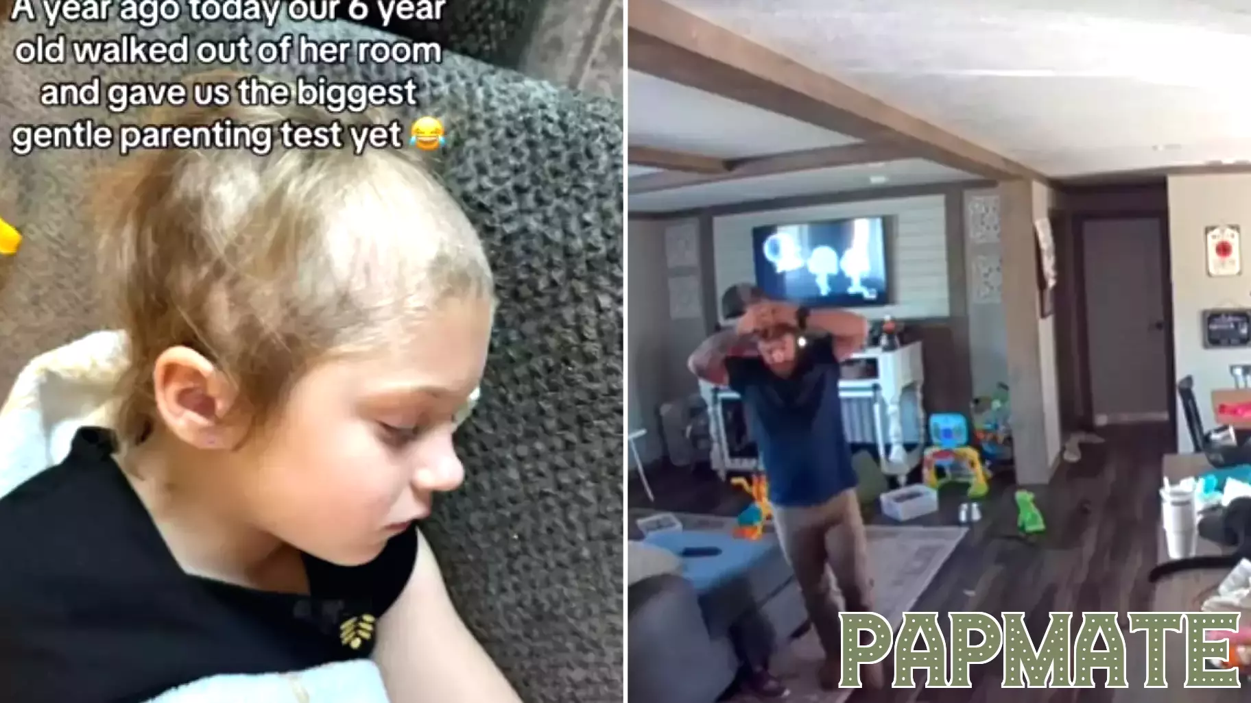 A Father's Heartwarming Reaction to His Daughter's Haircut Mishap