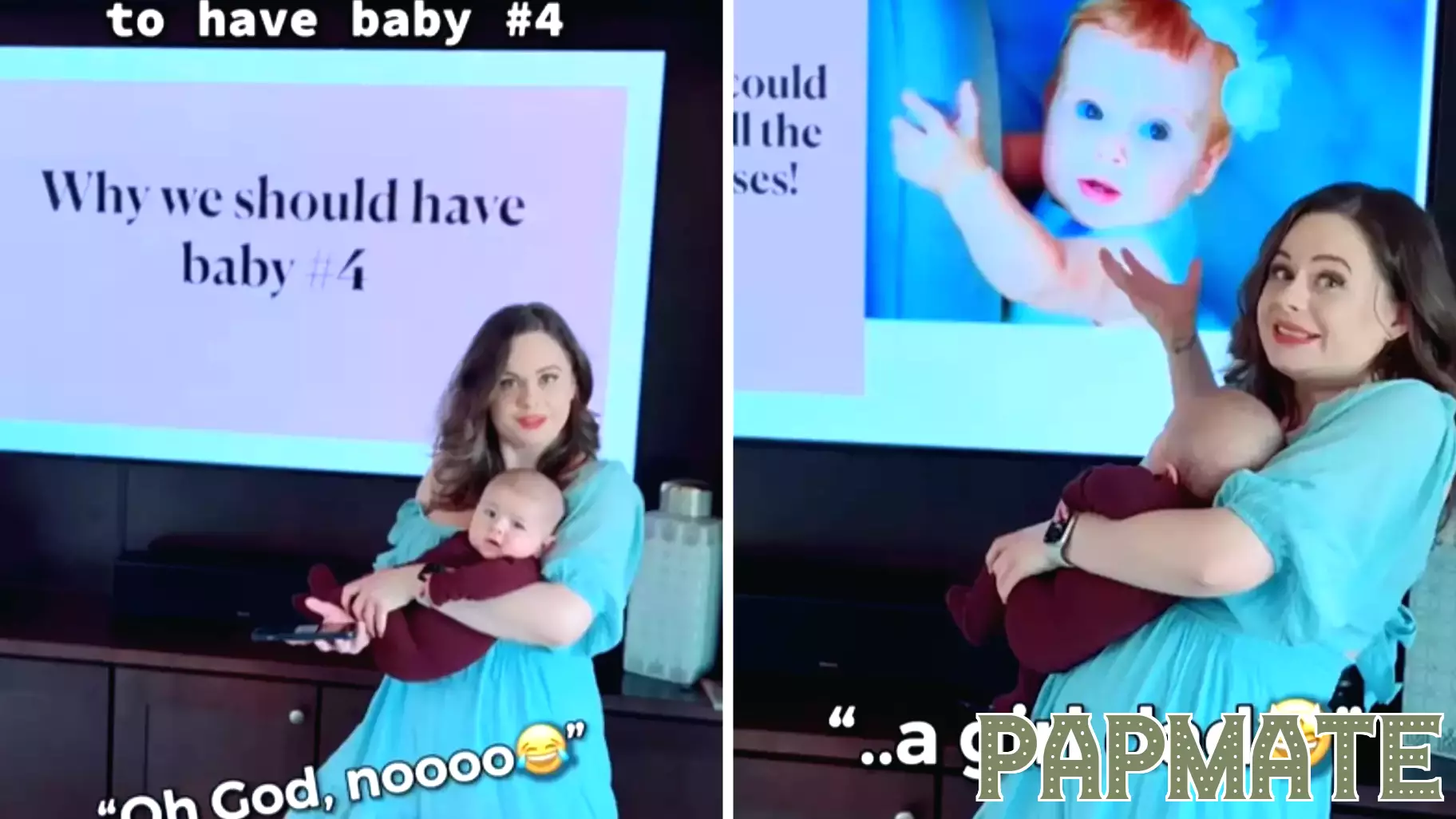 Mother of Three Uses Creative Presentation to Persuade Husband for Another Child